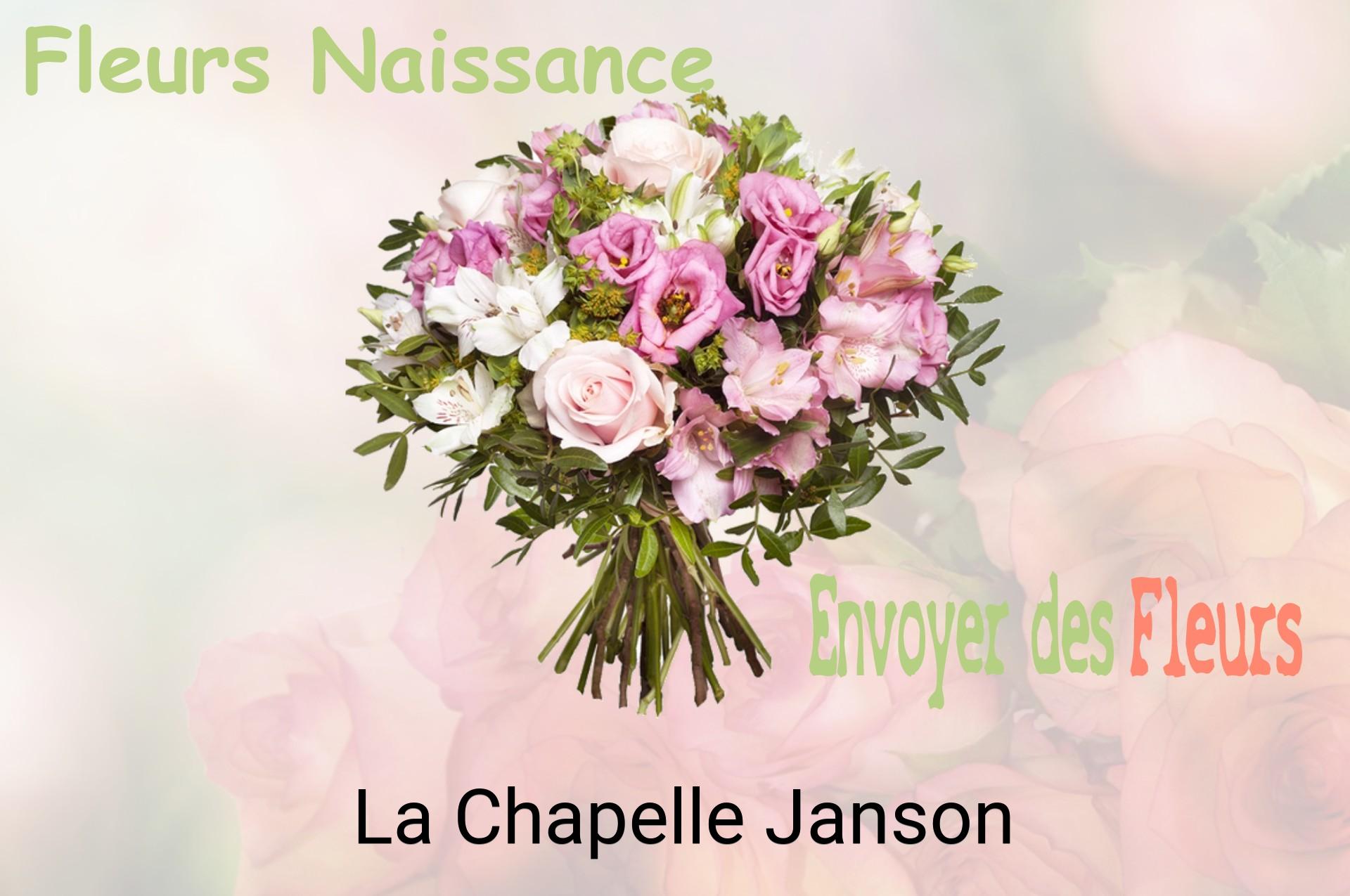 Bouquet de fleurs de naissance livré à La Chapelle-Janson