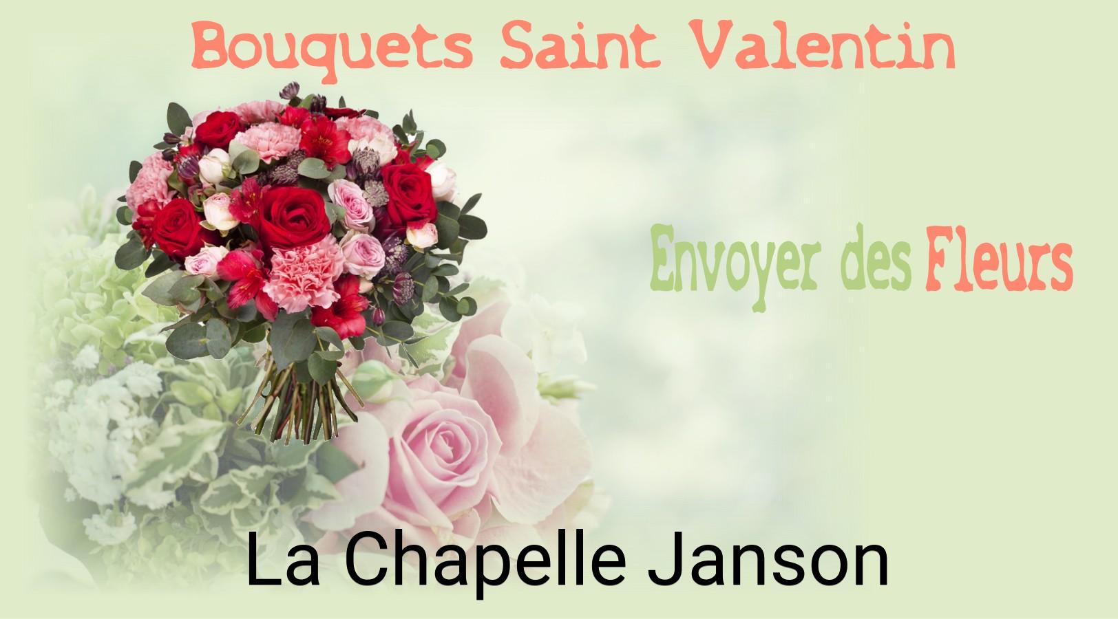Roses de Saint-Valentin livrées à La Chapelle-Janson
